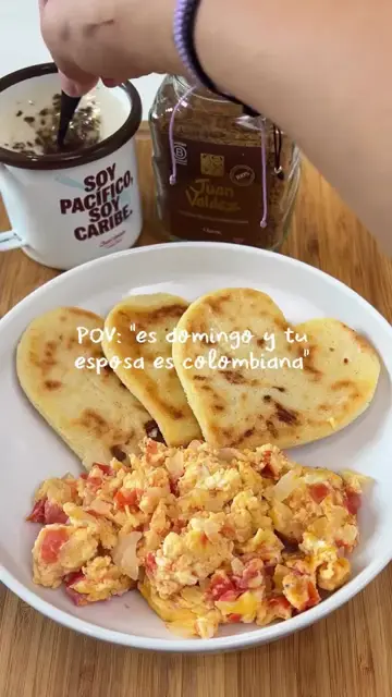 A Colombian breakfast
